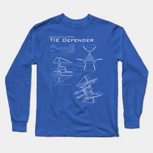 TIE Defender Blueprint Long Sleeve T-Shirt